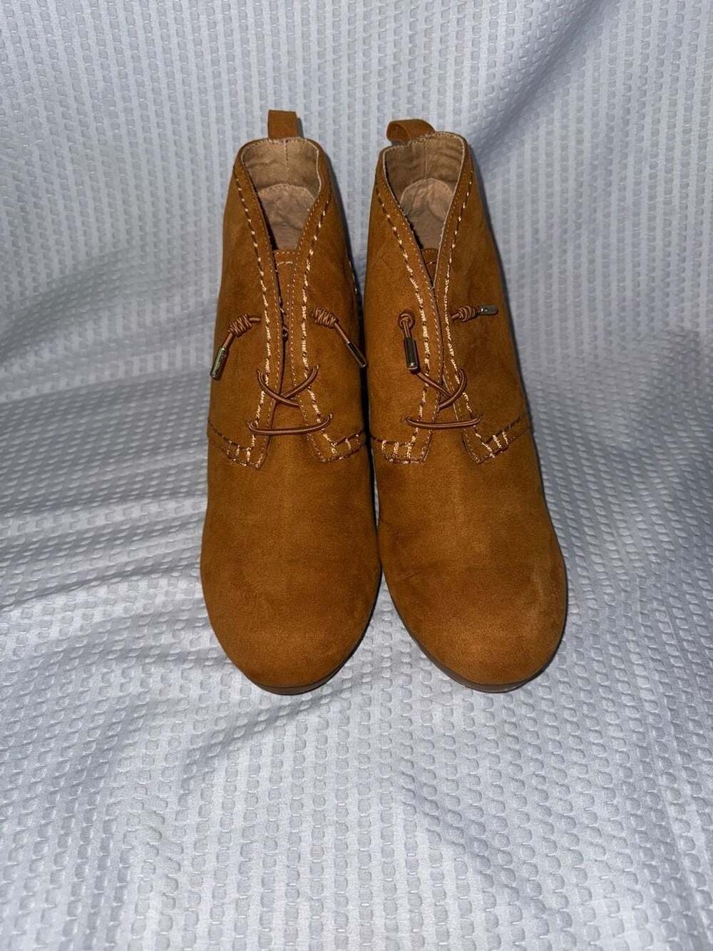 Austin Trading Co. FWATWC1202 Faux Suede Wedge Booties